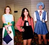 Ellone (?), Misato & Rei