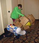 Neil running Ben over