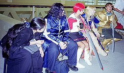 ?, Yohji, Hikaru, Deedlit, Parn