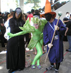 Zexion of Organization XIII, ?, and black mage